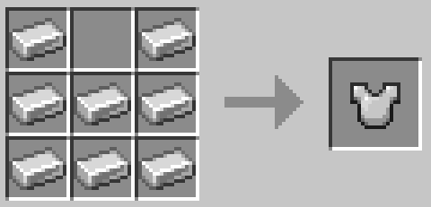 minecraft chestplate recipe