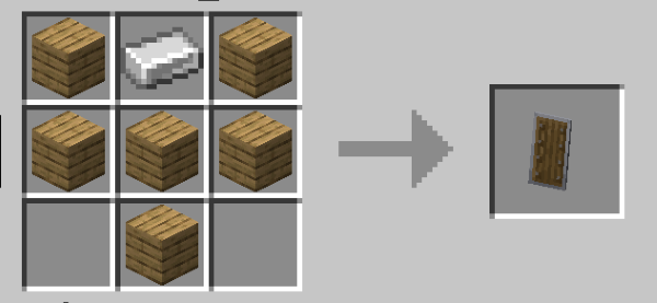 minecraft shield recipe