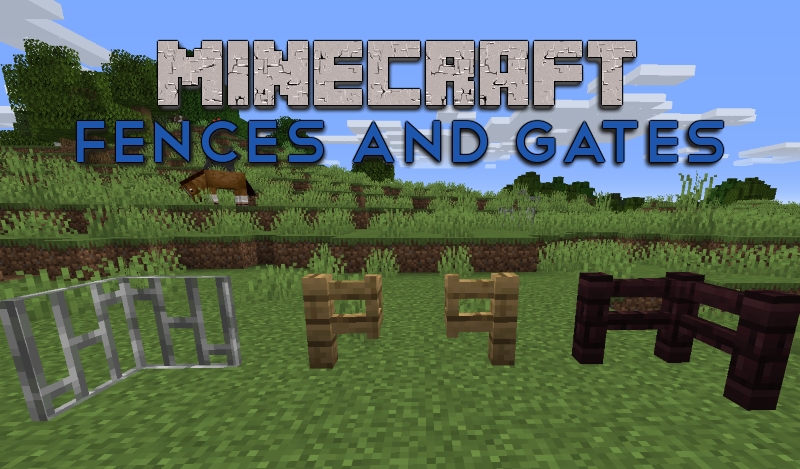 featured image minecraft fences and gates