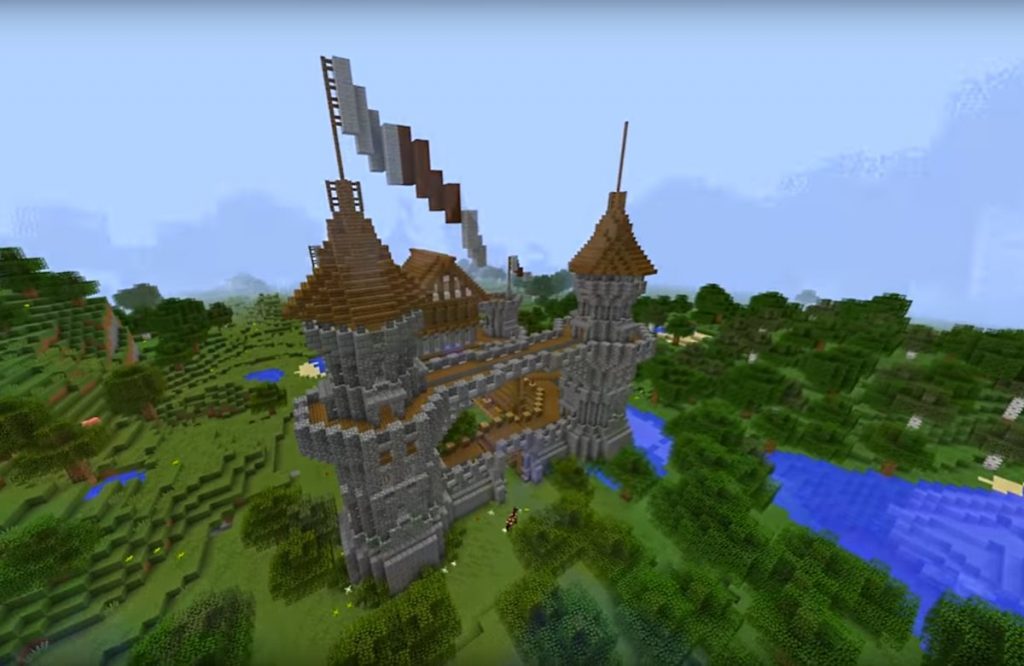 awesome minecraft medieval castle