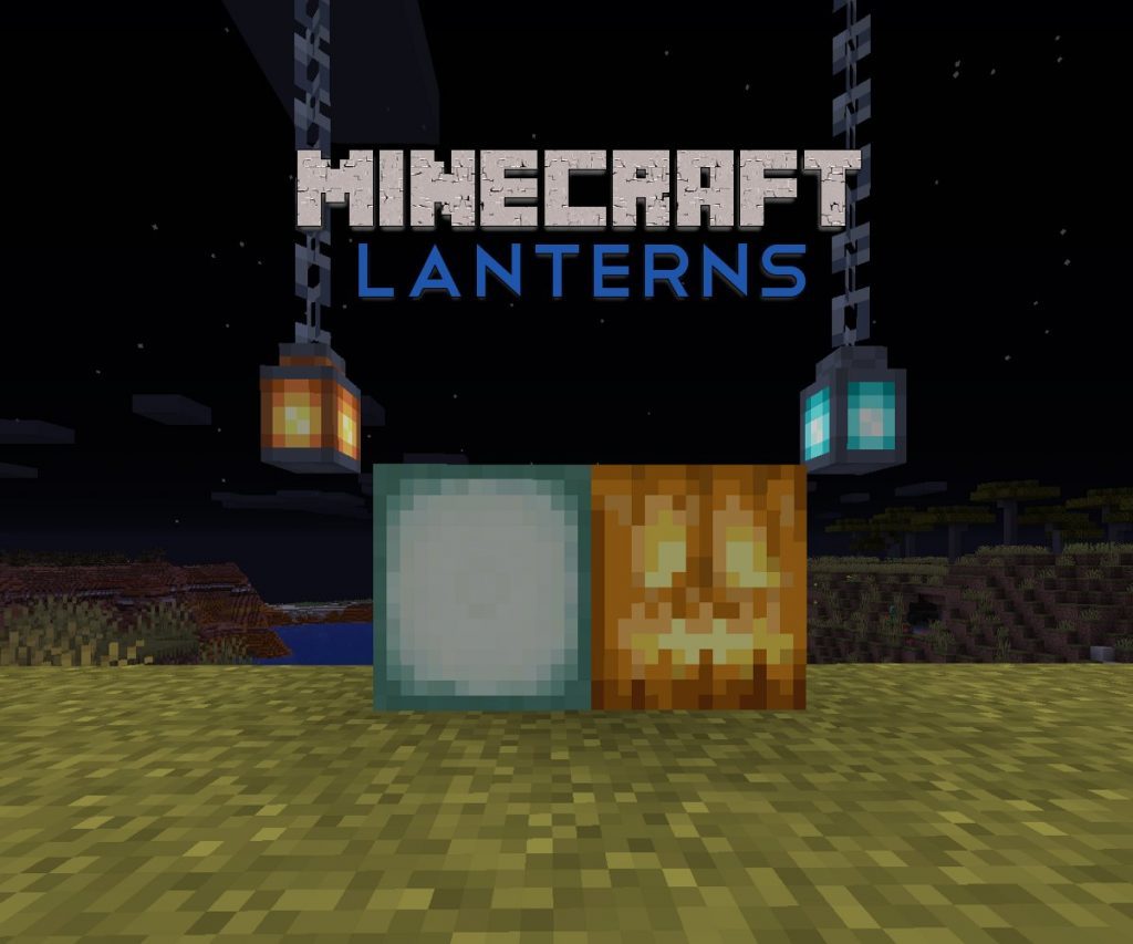 What is the title of this picture ? Minecraft Lanterns - Minecraft Guides